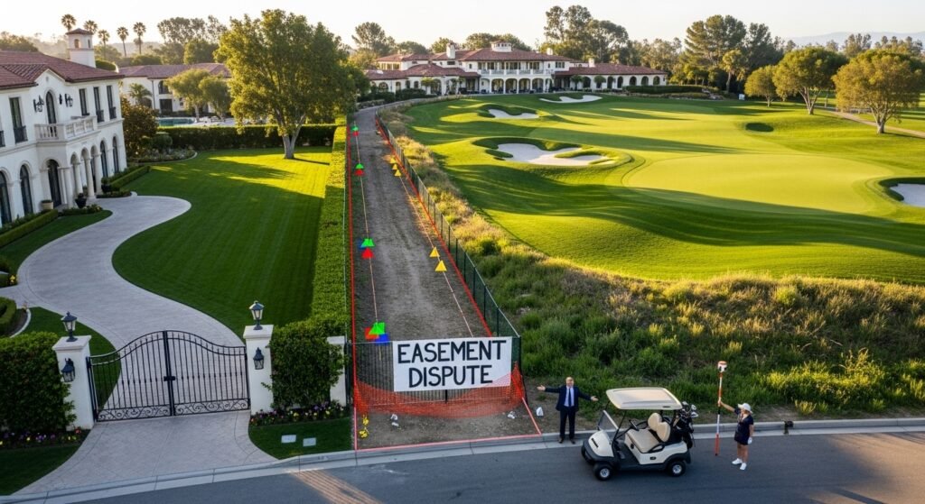 montecito country club easement dispute