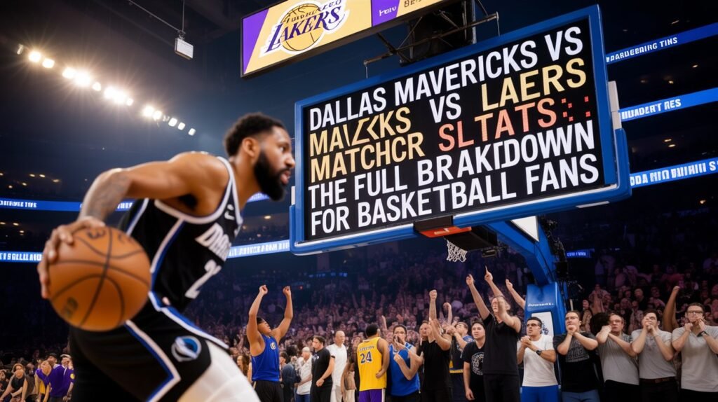dallas mavericks vs lakers match player stats