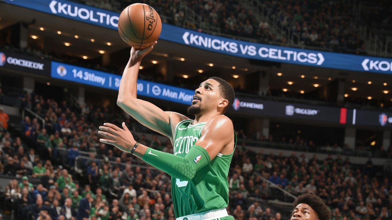 knicks vs boston celtics match player stats