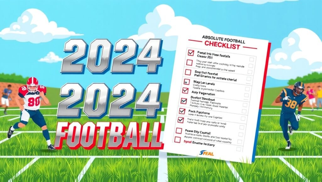 2024 absolute football checklist