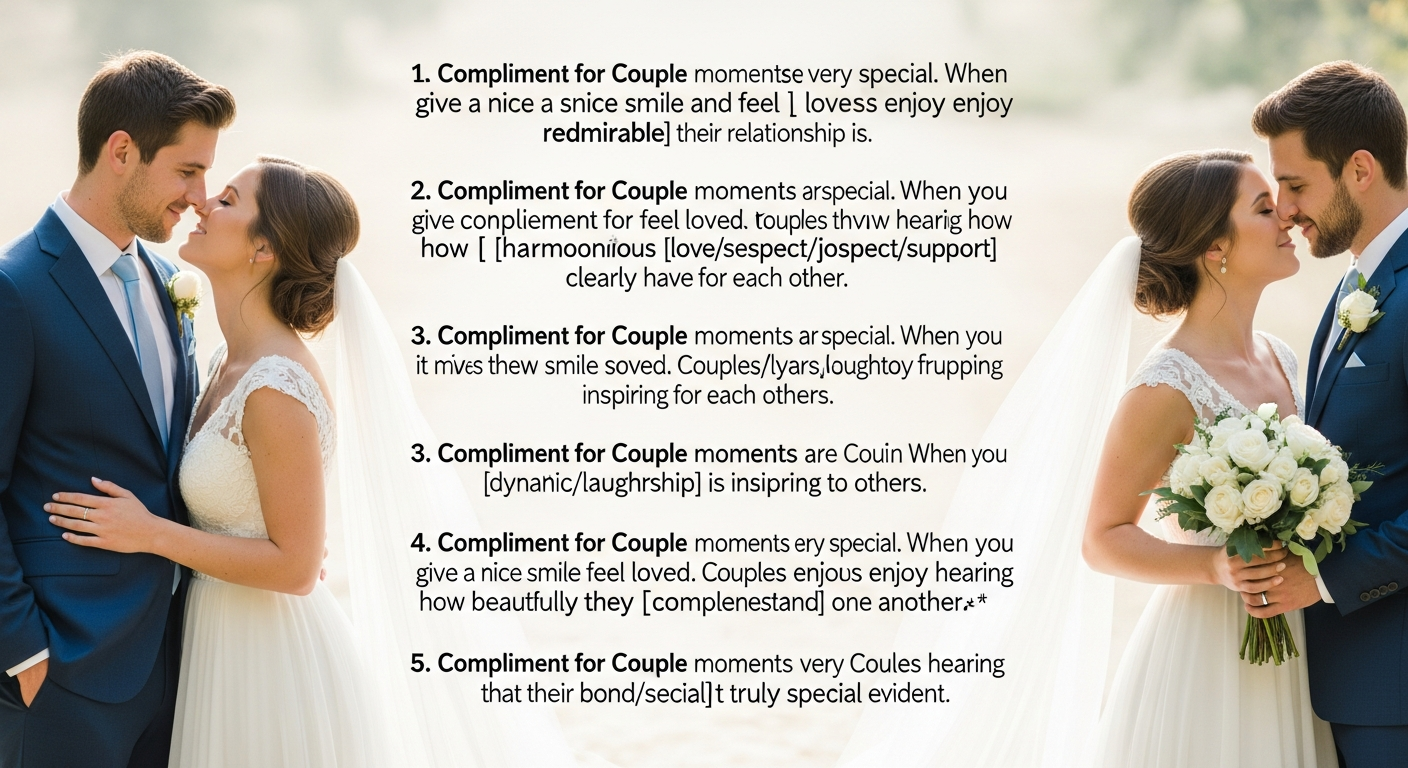 Compliment for Couple